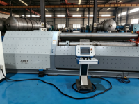Máquina Dobladora de Placas Hidráulica Automática de Cuatro Rodillos CNC W12-8x2500 para Acero Inoxidable |   Máquina Laminadora de Chapa Metálica de 8 mm y 2500 mm