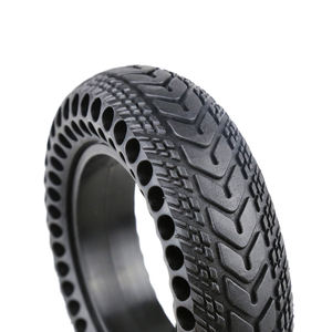 Pneu avant en caoutchouc modifié Nedong de 8 pouces, pneu sans air en nid d'abeille antidérapant, pneu plein pour fauteuil roulant - Product Image 2