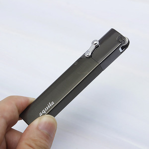 Briquet torche classique à flamme jet avec roue à silex, corps long, au <span class=keywords><strong>butane</strong></span>, pour cigares et pipes - Product Image 4