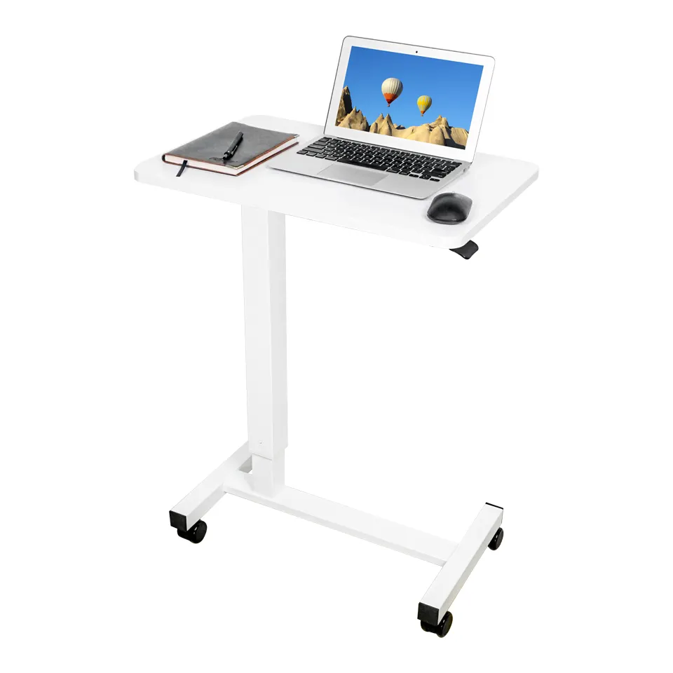 שולחן מחשב נייד מתכוונן הסיטונאי עבור מיטה ספה ספה נפתחת צד פנאומטי מחשב נייד קטן ארגונומי