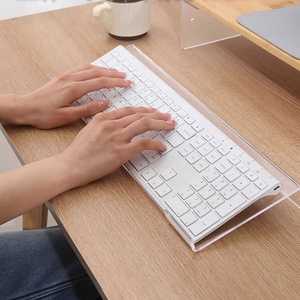 <span class=keywords><strong>Support</strong></span> de <span class=keywords><strong>clavier</strong></span> universel en acrylique transparent, <span class=keywords><strong>support</strong></span> de bureau inclinable avec bande antidérapante pour la maison et le bureau - Product Image 1
