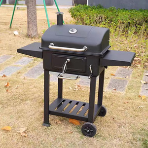 Charcoal Barbecue Grill 112x64x116cm <b>Trolley</b> Outdoor Multifunctional Home Garden BBQ Grill - Product Image 2