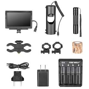 Miras Ópticas de Caza con Visión Nocturna Táctica 850nm LED Infrarrojo IR Dispositivo de Visión Nocturna Impermeable Cámara de Caza - Product Image 5