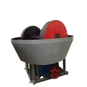 圆形金粉碎机/金研磨机/湿锅圆磨机，用于分离金/银/铜矿石价格出售