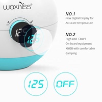 Waxkiss, Kit de calentador de cera para depilación profesional de 500cc, Kit de calentador de cera depilatoria con logotipo personalizado, máquina de cera portátil