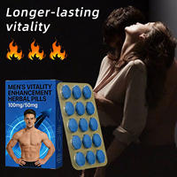 Comprimés de vitalité pour hommes, améliorent l'énergie, l'endurance, soutiennent le bien-être masculin, mélange naturel de ginseng et de maca, fournisseur OEM ODM