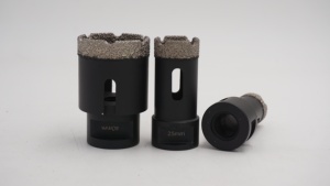 Jeu de forets diamantés brasés sous vide VBC 120mm pour le travail dur des carreaux de granit et du béton Punte Per Carotaggio Diamantate - Product Image 6