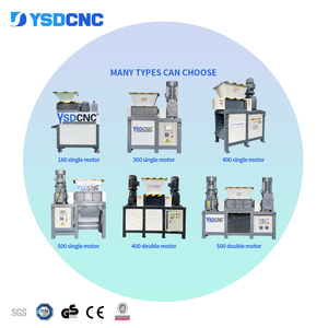 Hard Disk rifiuti di plastica macchina automatica trituratore albero singolo con doppio Design per la frantumazione di bottiglie di plastica tubi buon prezzo - Product Image 2