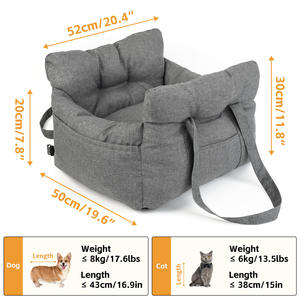 Draagbare Auto Uitje Reisauto Veiligheidszitje Vaste Helm Hondenauto - Product Image 4