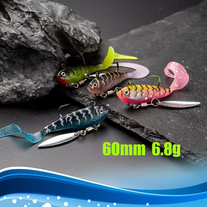 Esche Artificiali in Metallo Rotante per Acqua Dolce, Esche Rigide Oscillanti, Esche in PVC, Spinner per Trota di Ghiaccio, Jig Morbidi per <span class=keywords><strong>Pesca</strong></span> - Product Image 4