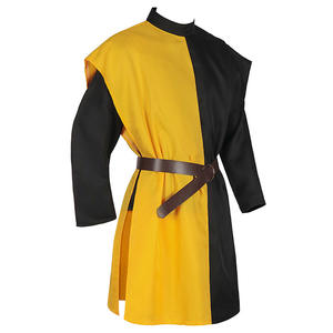 남성 셔츠 전사 기사 갑옷 타바드 빈티지 빅토리아 로브 중세 기사 템플러 십자군 코스튬 민소매 튜닉 코스프레 - Product Image 5