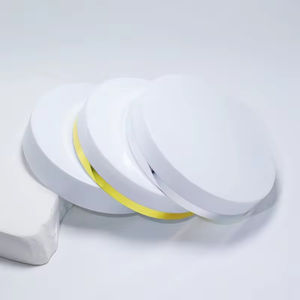 Hengjian 100g 200g 300g Double <b>Wall</b> Cosmetic Storage Container Plastic Skincare Makeup Eye Cream Jar with Gold Silver Cap - Product Image 4