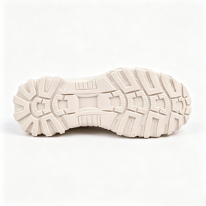Vente en gros usine : Mules sneakers pour femmes, à enfiler, en tricot ajouré duveteux, à plateforme épaisse antidérapante, pour la marche - Product Image 6