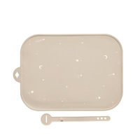 Coussin pour chaise haute pour enfants, tapis de repas pour bébé, plateau de repas portable pour enfants, tapis de table isolant thermique en silicone pour nourrissons