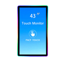 Monitor de Juegos con Pantalla Táctil LED Acrílica Capacitiva de 32 Pulgadas 4:3 para Gabinete de Arcade
