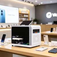 Impresora de Etiquetas de Inyección de Tinta Digital UV de Escritorio para Impresión de Carcasas de Teléfono y Espejos, Impresora Plana de Inyección de Tinta UV