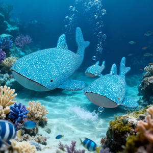 Peluche de Ballena Azul y <span class=keywords><strong>Beluga</strong></span>, Juguete de Peluche para Acuario, Muñeco Reconfortante con Relleno de Algodón PP para Jóvenes Unisex - Product Image 3