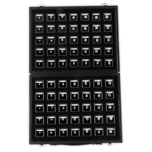 GemTrue Brand DiKaiTools, juego de piedras maestras con formas de diamante, piedras, 10 formas completas con estuche de transporte - Product Image 1