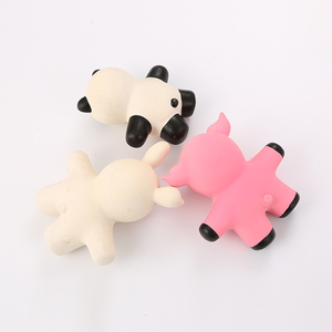 2025 nouvelle usine en gros nouveau design latex criant en caoutchouc chien jouets cochon <span class=keywords><strong>lapin</strong></span> panda avec couineur - Product Image 6