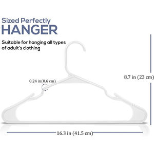 Ganchos de Plástico Negros Resistentes para Trajes, de Alta Calidad, para Uso Profesional, Venta al Por Mayor - Product Image 4