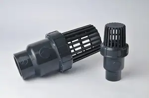 ASTM Standard 1/2 ''-2'' valvola inferiore della pompa dell'acqua prezzo alta qualità resistente alla corrosione UPVC plastica valvola a pedale