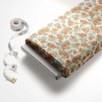Nouvelle conception de chemise en tissu popeline de coton peigné personnalisé, imprimé numérique floral, voile respirant, antistatique, léger et biologique