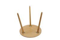 Mini meuble de salon pour la maison vente en gros Table d'appoint ronde Table basse en bambou