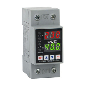 Có thể điều chỉnh một pha hơn Điện áp bảo vệ ổn định 110V 220V <span class=keywords><strong>AC</strong></span> hiện tại Đồng và PC vật liệu với màn hình LCD hiển thị - Product Image 5