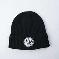 Bonnets de ski d'hiver unisexes en acrylique avec logo brodé personnalisé sur le devant, motif camouflage à pois, style Y2K