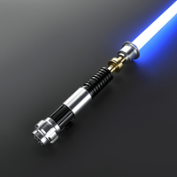 Nexussaber Obiwan SE - Sable de luz con empuñadura metálica para espada Neopixel RGB, movimiento suave, sonidos personalizados para cosplay