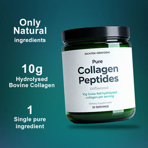 Commercio all'ingrosso puro naturale collagene Peptide integratore in polvere forma buona stabilità bevanda di bellezza - Product Image 3