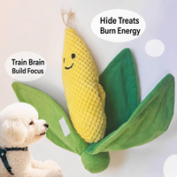 Jouet pour chien en peluche à effet froissé et couineur, design exclusif, matériau sûr, jouet d'intérieur résistant à la traction, durable, pour l'entraînement canin