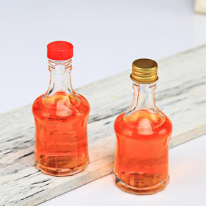 Minibotella <span class=keywords><strong>de</strong></span> <span class=keywords><strong>licor</strong></span> <span class=keywords><strong>de</strong></span> cristal, transparente, vacía, para bebidas, vino, 50 ml, precio <span class=keywords><strong>de</strong></span> fábrica - Product Image 1