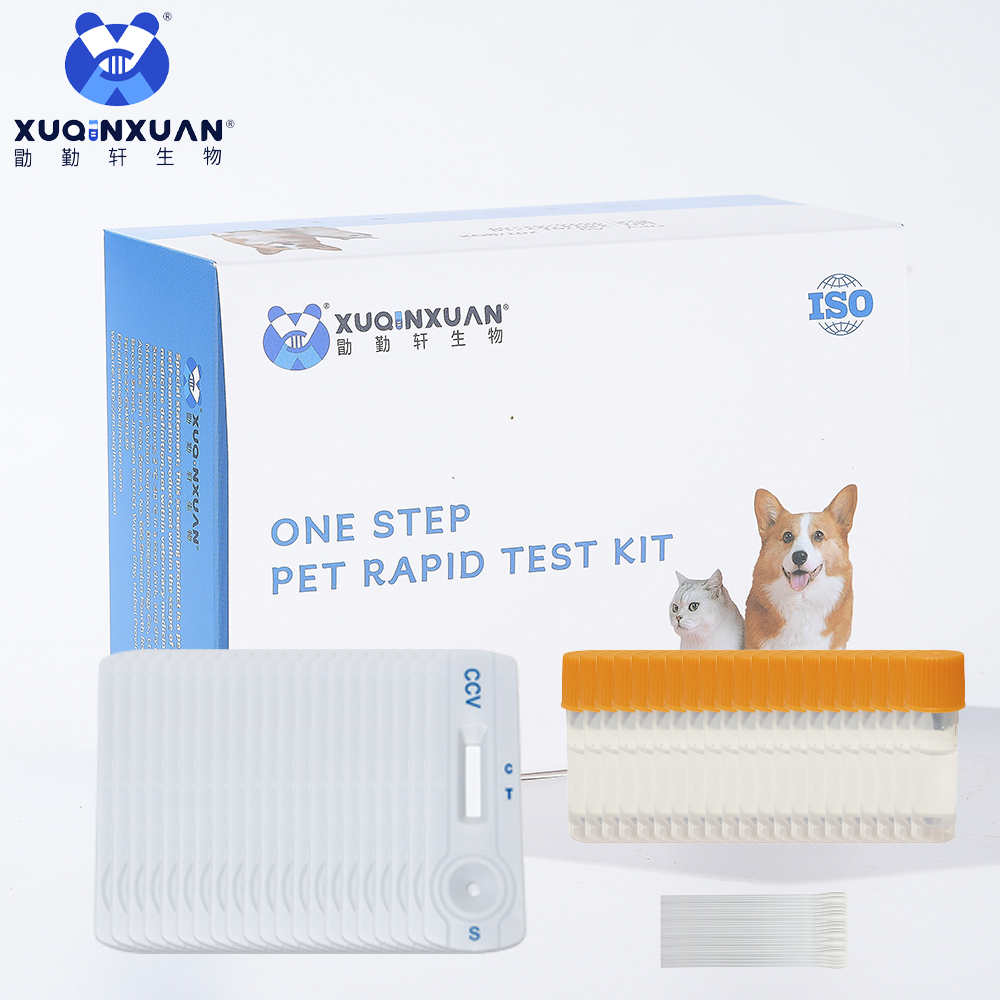 Dog Virus Rapid Test Kit for Canine (CCV Ag) Antigen Rapid Test Kits Veterinary Instrument
