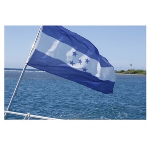 Bandera nacional del <span class=keywords><strong>país</strong></span> de Honduras 3x5 'u <span class=keywords><strong>otro</strong></span> tamaño Banderas de poliéster personalizadas Bandera blanca azul 5 estrellas - Product Image 4