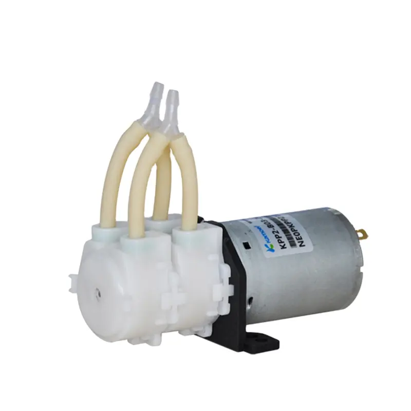Kamoer 12V 24V Gleichstrom motor einstellbare Durchfluss rate Mini-Schlauch pumpe mit Siliziumschlauch-Dosier pumpe Digitaldruck maschine