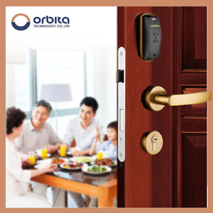 S3063 European Standard Hotel <b>Security</b> Door Handle Locks - Product Image 3