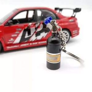Porte-clés de voiture en métal, design turbine, moyeu de roue, disque de frein, amortisseur, volant – Idéal comme cadeau - Product Image 6