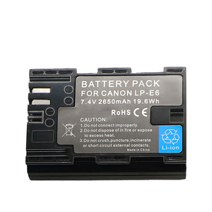 <span class=keywords><strong>Batterie</strong></span> d'<span class=keywords><strong>Appareil</strong></span> <span class=keywords><strong>Photo</strong></span> Numérique LP-E6NH 2650 mAh 7.4 V pour <span class=keywords><strong>Appareil</strong></span> <span class=keywords><strong>CANON</strong></span> 90D 70D 5Ds 6D 80D 7D 60D, <span class=keywords><strong>Batterie</strong></span> LP-E6 E6N E6NH - Product Image 4
