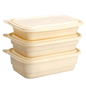 Contenedores Biodegradables de Almidón de Maíz para Preparación de Comidas al por Mayor, Cajas Rectangulares Desechables Ecológicas para Llevar Fideos - Product Image 3