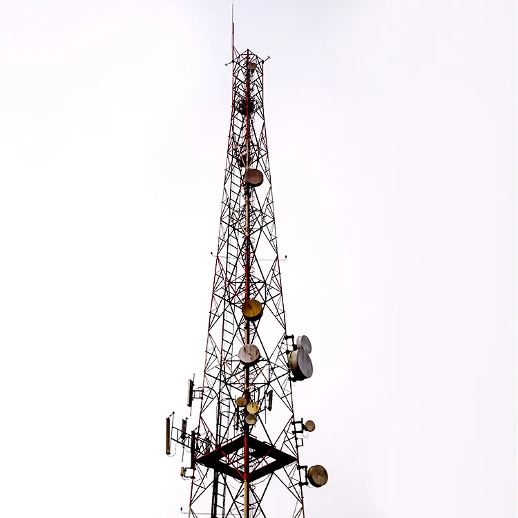 संचार नेटवर्क निर्माण कोण स्टील दूरसंचार टावर