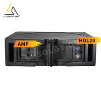 Speaker Line Array Profesional HDL20 Neodymium 700W/1400W Aktif Dual 10 Inch Tahan Air