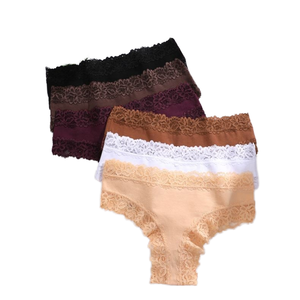 Culottes Bikini Femme en Coton Spandex Doux, Respirantes et Sans Coutures, Teintes Unies, Qualité Supérieure, Vente Directe Usine, Idéales pour le Quotidien - Product Image 1