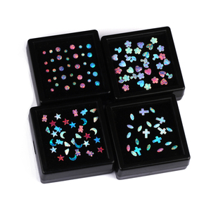 92 Colori di Gioielli Dentali in Opale, Decorazioni per Denti Senza Piombo, Gemme in Opale <span class=keywords><strong>Rosa</strong></span> a Forma di <span class=keywords><strong>Stella</strong></span> da 4mm - Product Image 4