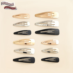 Pinzas para el Cabello de Bebé NANTONG, 5, 6 y 7 cm, Forma de Lágrima, Color Sólido, Accesorios para el Cabello de Uso Diario - Product Image 1
