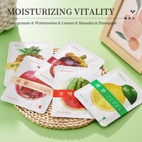Masque facial KORMESIC OEM blanchissant, antioxydant, hydratant, citron, grenade, raffermissant, pastèque, ananas, masque de beauté