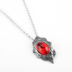 Fábrica al por mayor moda gema roja colgante collar Devil May Cry <span class=keywords><strong>Dante</strong></span> collar Anime juego Cosplay collar - Product Image 3