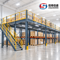 Plateforme en acier sur mesure pour prétraitement de surface, longue durée de vie pour usage cyclique, système de stockage industriel pour entrepôt