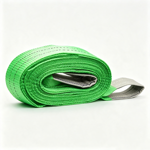 Sangles de levage robustes en polyester, longueur 10 m, capacité 2 tonnes, sangle plate pour chargement, sangle de remorquage en provenance du Vietnam - Product Image 2