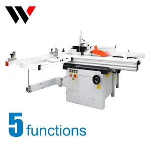 Wood combination woodworking surface thickness planer shaper machine with ce circular saw